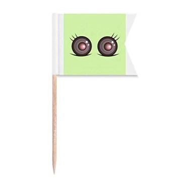 Imagem de Bandeiras Blackness Animation para palito de dente Faha, marcação de rotulagem para bolo de festa, prato de queijo