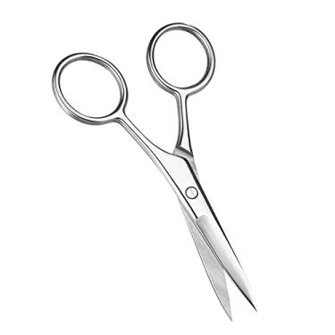 Imagem de Qudai Beard Mustache Scissor Aço Inoxidável Sobrancelha Nose Hair Shaver Trimmer Shear Mini Beleza Scissor BD