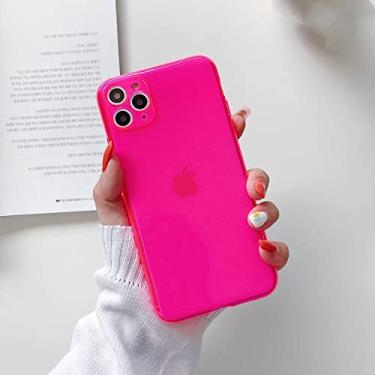 Imagem de Capas de telefone de cor fluorescente para iphone 14 13 12 11 pro max mini x xr xs 6 6 s 7 8 plus se 2020 capa macia totalmente protegida, 3, para iphone12 pro max