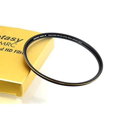 Imagem de Fotasy Filtro de lente de proteção UV ultra fino de 95 mm, Nano Coatings MRC revestimento multi resistente a arranhões de água, filtro MCUV de 95 mm multi-revestido de 18 camadas, taxa de transmissão ≥ 99,7%, vidro Schott B270