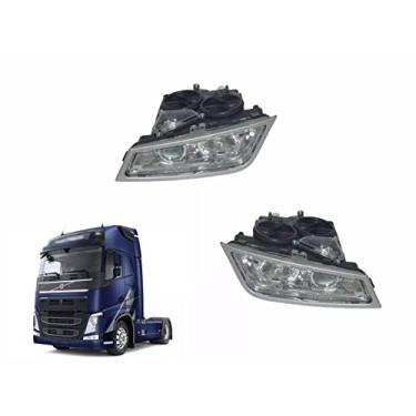 Imagem de PAR FAROL AUXILIAR NEBLINA LONGO ALCANCE LE LD para PARA VOLVO FH12 FH16