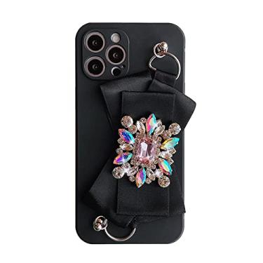 Imagem de Capa de telefone com arco líquido de pulseira para iPhone 14 13 12 11 Pro Max XR XS X 7 8 Plus SE Mini capa anti-queda brilhante, estilo A, para iPhone 7 Plus