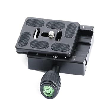 Imagem de TECKEEN Adaptador de placa de liberação rápida para câmera braçadeira quadrada para cabeça esférica de tripé Arca-Swiss