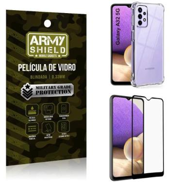 Imagem de Capinha Anti Impacto Samsung A32 5G + Película Vidro 3D - Armyshield