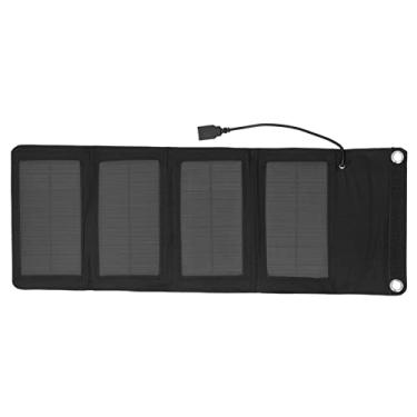 Imagem de Carregador solar 1290mA, carregador de painel solar dobrável para carros, barcos, motocicletas, eletrodomésticos
