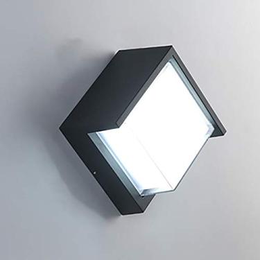 Imagem de Aditam 5 w luz de parede led externa arandela de parede led ip65 à prova dwaterproof água metal anteparo luzes luminária de parede externa luminária de parede externa para pátio varanda garagem