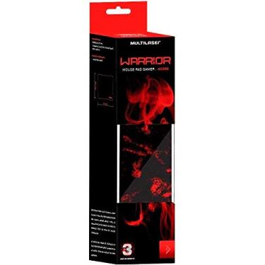 Imagem de Mouse Pad Gamer para Teclado e Mouse Vermelho Warrior - AC301