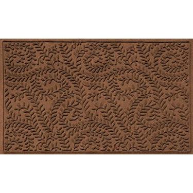 Imagem de (Standard Doormat, 0.6m x 0.9m, Dark Brown) - Bungalow Flooring Waterhog Doormat, 0.6m x 0.9m, Skid Resistant, Easy to Clean, Catches Water and Debris, Boxwood Collection, Dark Brown