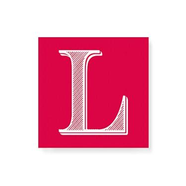 Imagem de Arte Maníacos Quadro Decorativo em Tela Canvas Letra L Love - 50x50cm