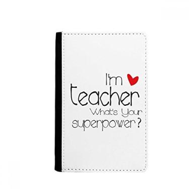 Imagem de Bolsa para cartões I'm a Teacher What's your Superpower Porta-passaporte Notecase Burse
