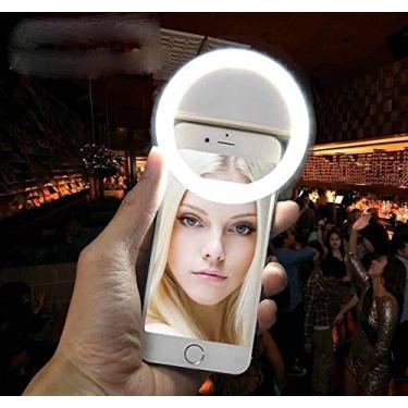 Imagem de Selfie Ring Light: Luz De Selfie Para O Celular - Cor Rosa (Sefie Light)
