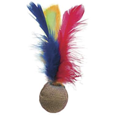 Imagem de Brinquedo LCM Bolinha Cat Toy Rústico Marrom para Gato - Marrom