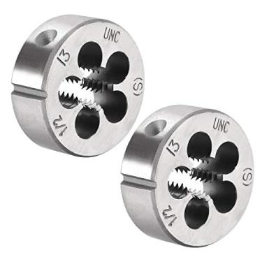 Imagem de Uxcell UNC — Fio redondo para máquina de matriz, rosca redonda de aço inoxidável, 2 peças, a19050800ux0981, 1/2-13 UNC