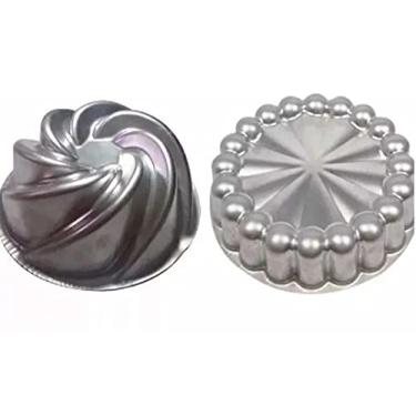 Imagem de Kit 2 Formas = Vulcão Novela (21x9cm) + Ballerine Decorada Ondulada (22x6cm)