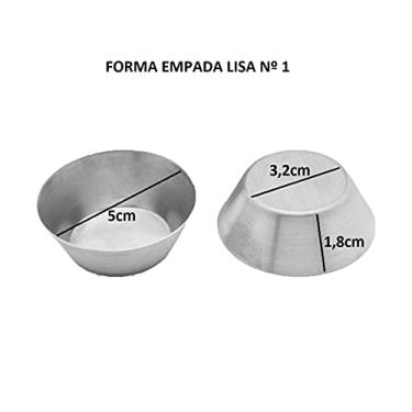 Imagem de Forminhas para Empada Nº 1 em Alumínio Fest Formas 12 Unidades