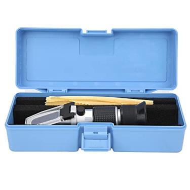 Imagem de Refratômetro Medidor de 0-90% Brix, Medição Portátil de Teor de Açúcar para Medir o Teor de Açúcar Em Frutas, Mel, Xarope de Bordo e Outras Bebidas Açucaradas