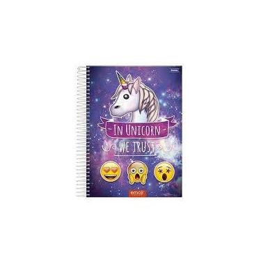 Imagem de Caderno Foroni Universitário Emoji In Unicorn 200 Folhas