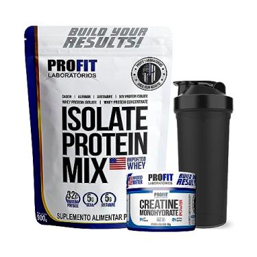 Imagem de Isolate Protein Mix 900g + Creatine Power + Coqueteleira - PROFIT LABS (Chocolate ao Leite)