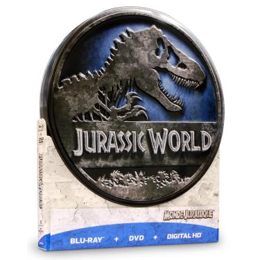Imagem de Jurassic World Round Tin (Blu-ray + DVD + Digital HD Boxset)