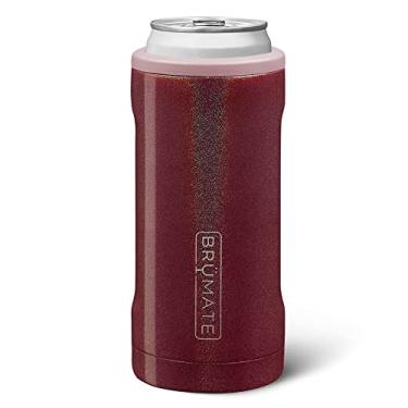 Imagem de BrüMate Hopsulator Slim Can Cooler Isolado para latas finas de 355 ml | Suporte para bebidas de aço inoxidável com isolamento de latas skinny para seltzer rígido, cerveja, refrigerante e bebidas