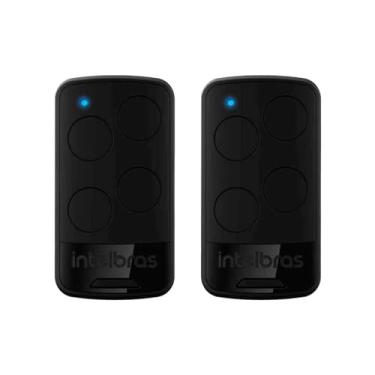 Imagem de Kit 2 Controles Remoto EP04 de 4 botões para Automatizador de Portão Black Intelbras