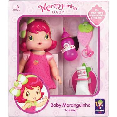 Imagem de Baby Moranguinho Faz Xixi Mimo Brinquedos Rosa