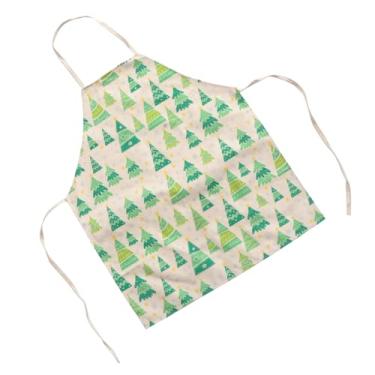 Imagem de CIYODO 1 Unidade avental de natal aventais de natal para mulheres avental de festa de natal elásticos avental criativo roupas de cozinha treliça produtos para o lar capa protetora X55