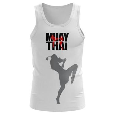 Imagem de Regata Usual Muay Thai Academia Treino Proteção Uv50 Camiseta Dry - Br
