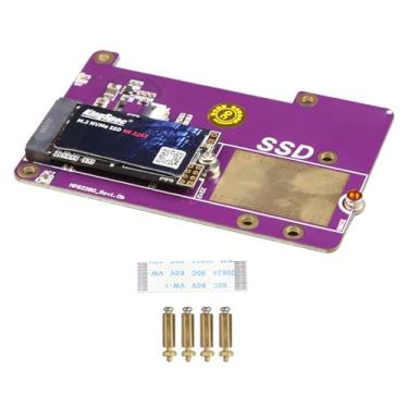 Imagem de Placa mãe PCIE Pcie X1 Gen2 Gen3 para M.2 SSD NVMe SSD HAT adaptador para Raspberry Pi 5