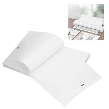 Imagem de Papel Termico A4 100 Folhas Impressora Termica Bluetooth Trabalho Advogado Processo Lista Arquivo