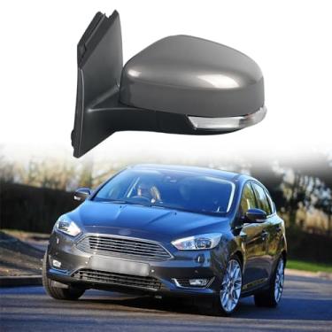 Imagem de Espelho de porta lateral do motorista adequado para Ford Focus 3 MK3 2012-2018 Montagem de espelho retrovisor para acessórios Ford Focus (12 fios)