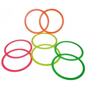 Imagem de Kit 12 Unidades Argola Funcional Circuito Agilidade Fitness-Unissex