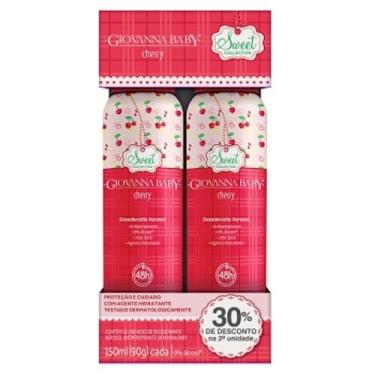 Imagem de PRO NOVA DISTRIBUIDORA E COMERCIO DE COSMETICOS LTDA Giovanna Baby Des Aero Cherry 150Ml 2Un