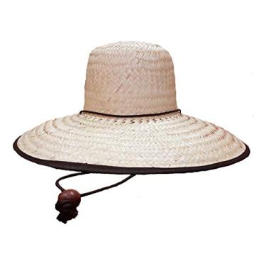 Imagem de Chapéu Artesanal De Palha Surf Unisex Aba 13 cm (Único)