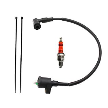 Imagem de PRO BAT Bobina de ignição com vela de ignição para scooter chinesa 50cc 80cc 125cc 150cc 4 tempos motor GY6