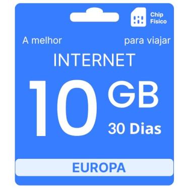 Imagem de Chip Internacional Europa, Franquia 10GB - 30 Dias