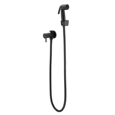 Imagem de Ducha Higiênica Preta Derivação 2 Saídas P/Caixa Acoplada