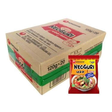Imagem de Caixa de Lamen Coreano Neoguri Udon Sabor Picante e Frutos do Mar 100g - 20 Pacotes