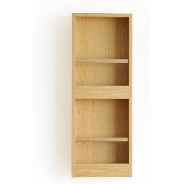 Imagem de Prateleiras flutuantes para parede, porta-revistas de madeira, decoração de parede, estante, armazenamento de madeira, suporte de arquivo, montado na parede para sala de estar, casa, escritó