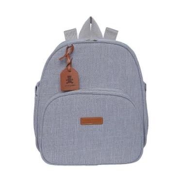 Imagem de Mochila de Maternidade Pirulitando Baby Cuidado Cinza-Unissex