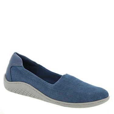 Imagem de Easy Spirit Sapatilha de balé feminina Gift2, Azul médio, 7.5