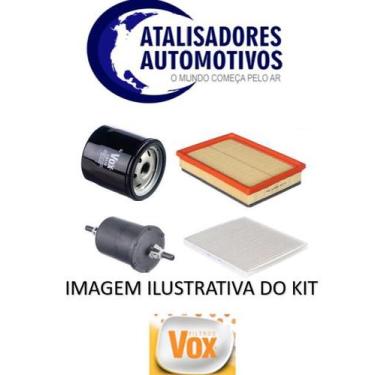 Imagem de Kit revisao troca de oleo fiat pulse com todos os filtros (oleo/ar/cab