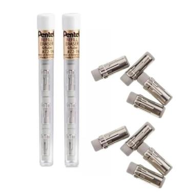 Imagem de Refil Borracha P/ Lapiseira Pentel Mod. Z2-1n Tubo Com 8 Un, Branco