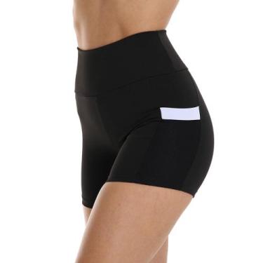 Imagem de Short Com Bolso Fitness Academia Fristyle Suplex Feminino Adulto, GG, 