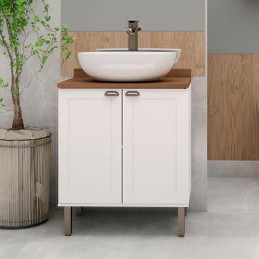 Imagem de Armário Multiuso Acquaflex 2 Portas Small Branco/Fosco - Genialflex, B