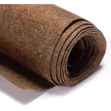Imagem de Tapete Carpete Forração Liso Colorido Venda por M² Decoração Eventos Automotivo Casamento Residencial (Marrom)