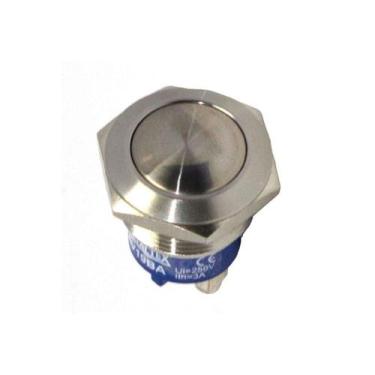 Imagem de Botão Antivandalismo 19mm 1NA AV19BA Momentâneo Metaltex