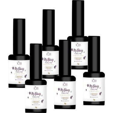 Imagem de 6UN Esmalte Em Gel My Glossy Purple Pink 9g Volia