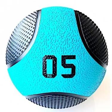 Imagem de Bola Medicine Pro C 5kg LP8110-05 Liveup, Azul, Preto