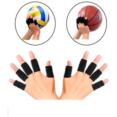 Imagem de Elástico Protetor de Dedo Basquete Handebol Vôlei 10 Unidades - Estilo